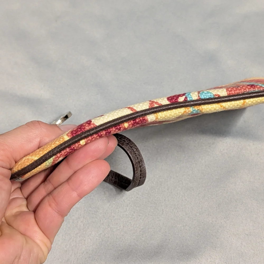 Spartina 449 Multicolor Paisley Wristlet with Turquoise Accents